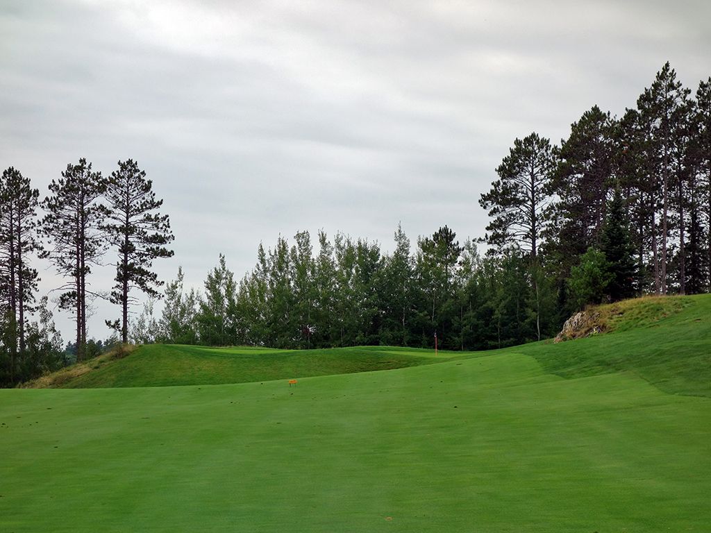 16th Hole at The Wilderness at Fortune Bay (540 Yard Par 5)